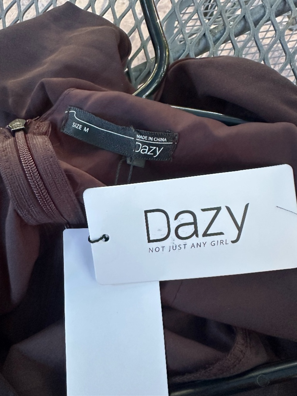 NWT DAZY Black Mini Dress with Bell Sleeves ~ Medium - Picture 3 of 7